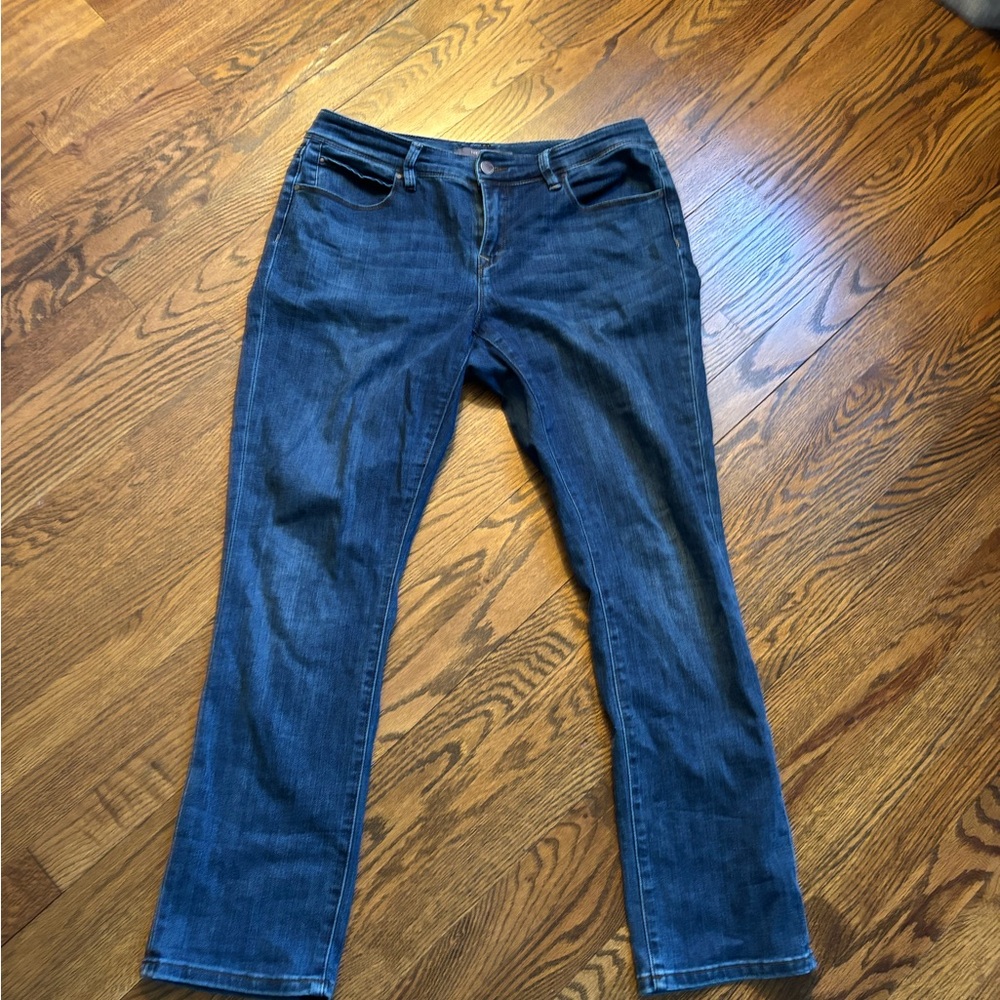 The Limited Dark Blue Curvy Straight Leg Jeans